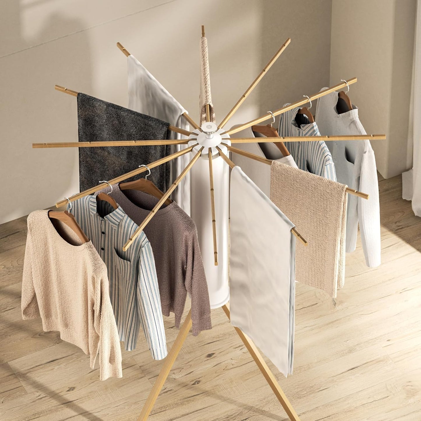Tripod Style Foldable Cloth Drying Stand