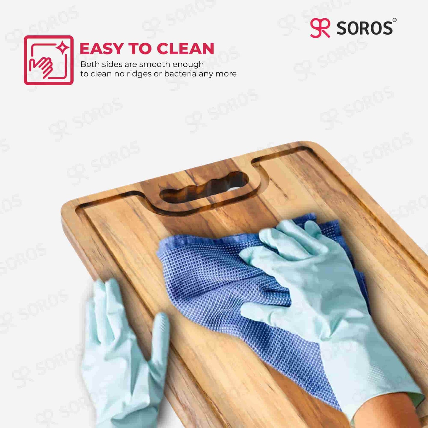 TEAK WOOD CUTTING CHOPPING BOARD