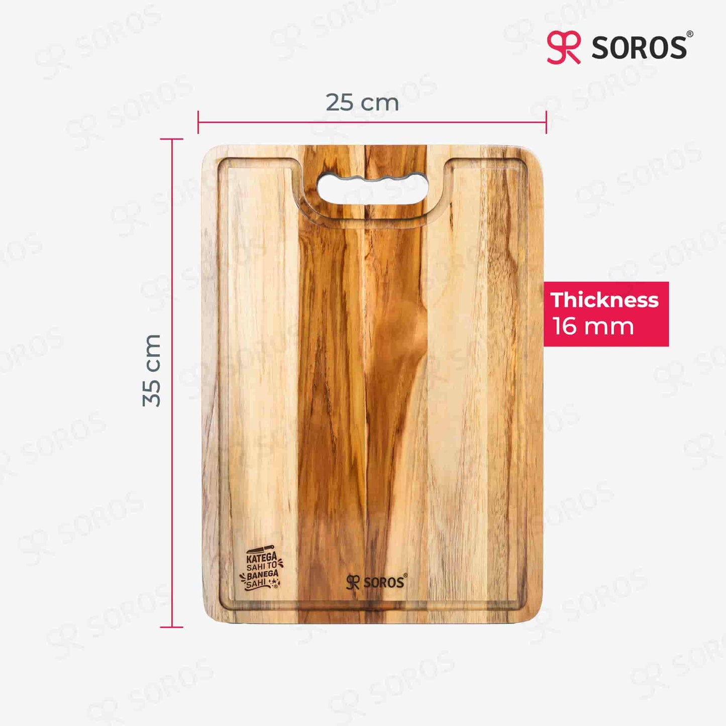 TEAK WOOD CUTTING CHOPPING BOARD