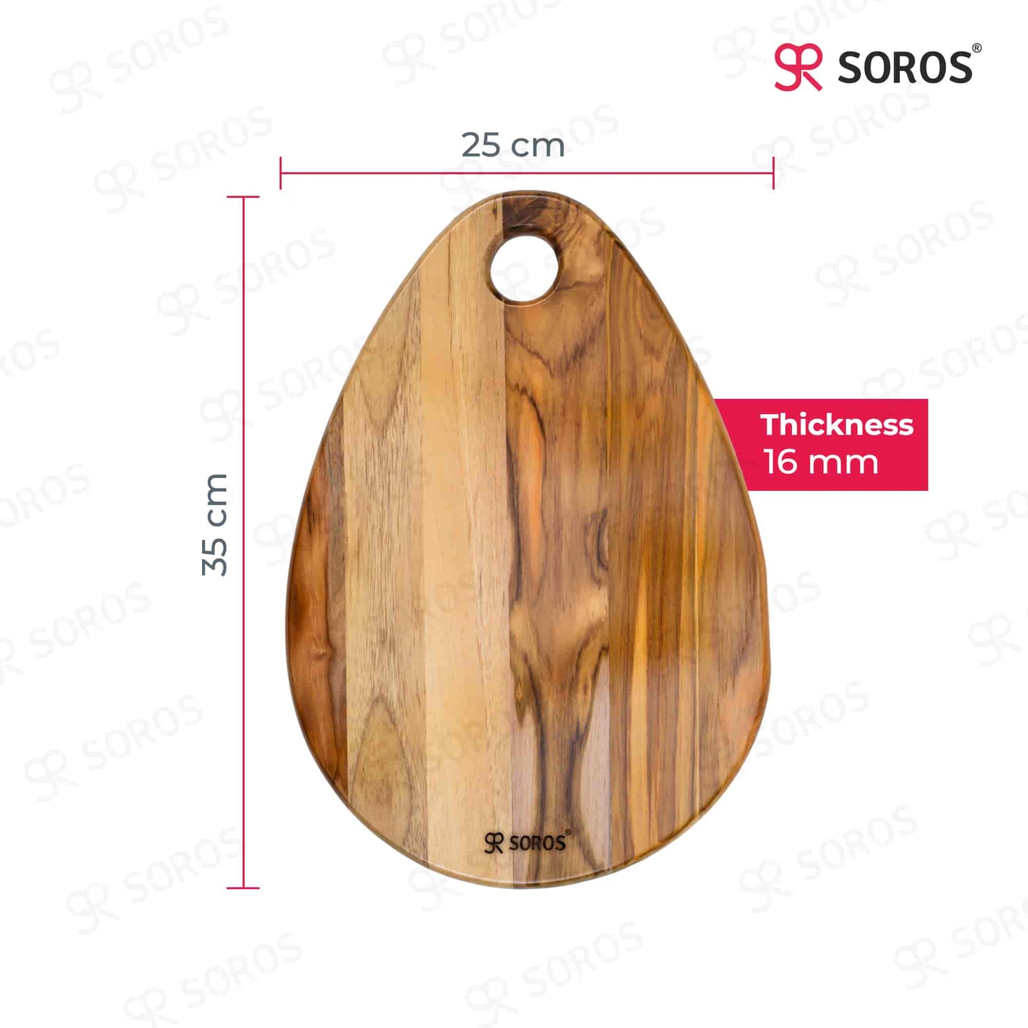 TEAK WOOD CUTTING CHOPPING BOARD