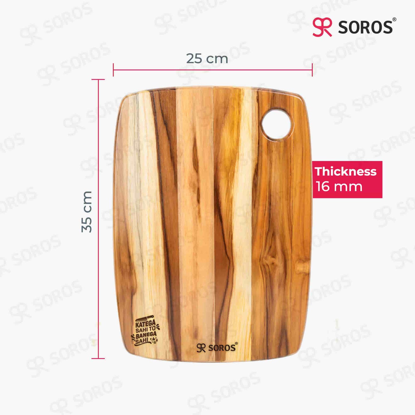 TEAK WOOD CUTTING CHOPPING BOARD
