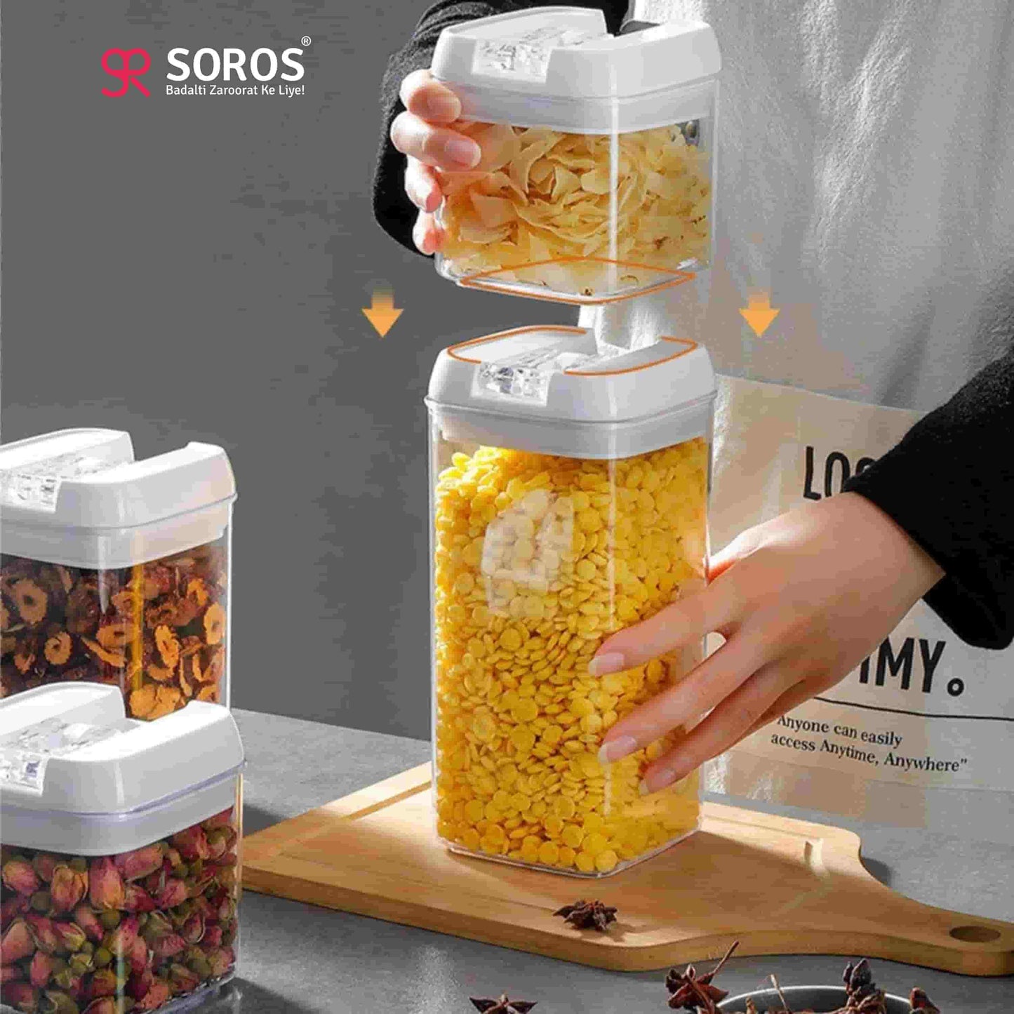 Flip Lock Smart Storage Container