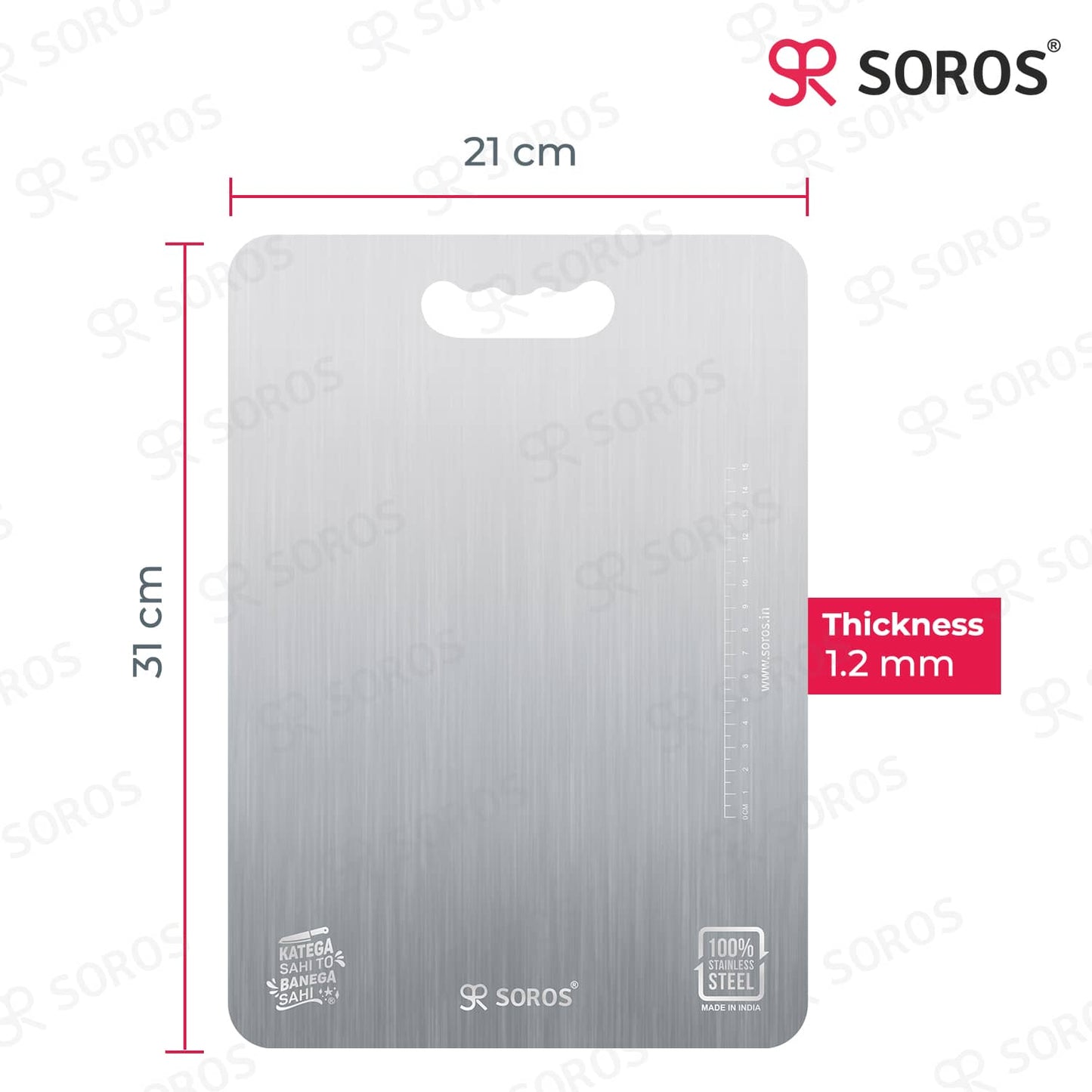 Stainless Steel Cutting Chopping Board