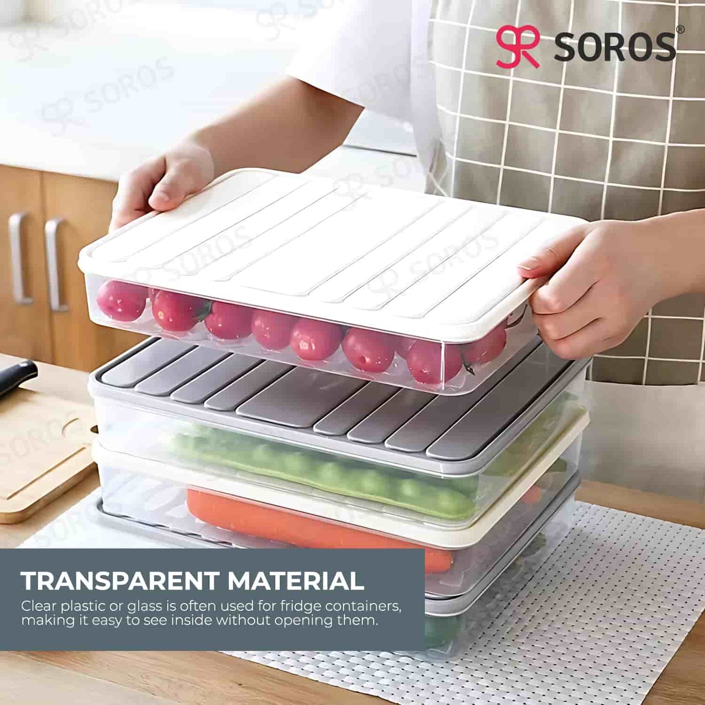 3 Pcs. Combo Fridge Storage Container