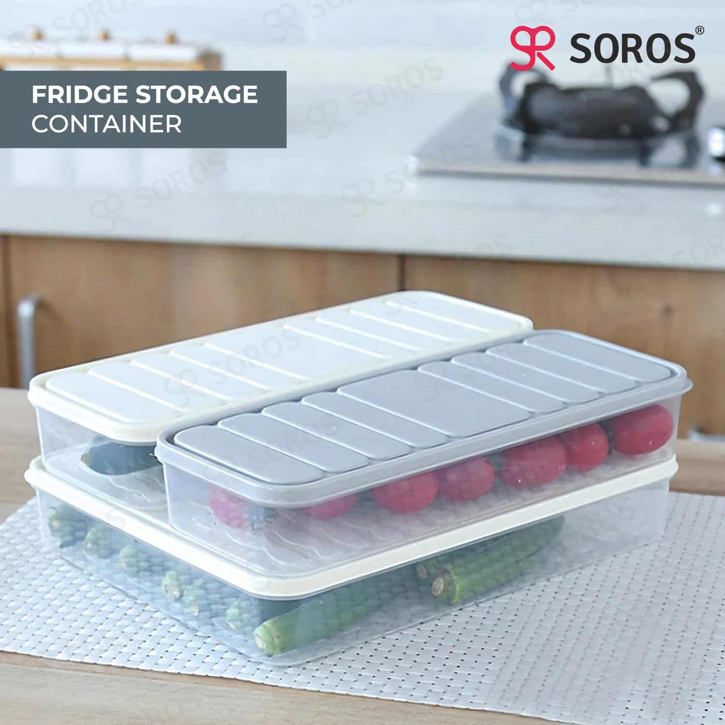 3 Pcs. Combo Fridge Storage Container