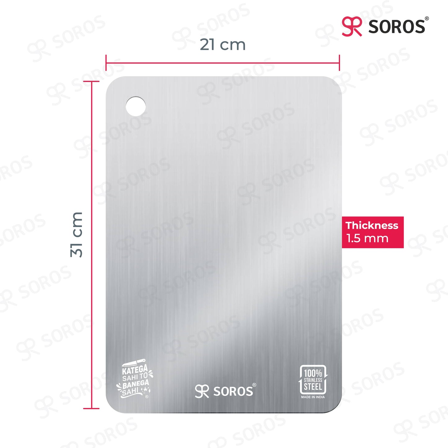 Stainless Steel Cutting Chopping Board