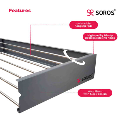 Wall Mounted Cloth Drying Rack
