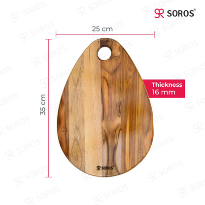 TEAK WOOD CUTTING CHOPPING BOARD