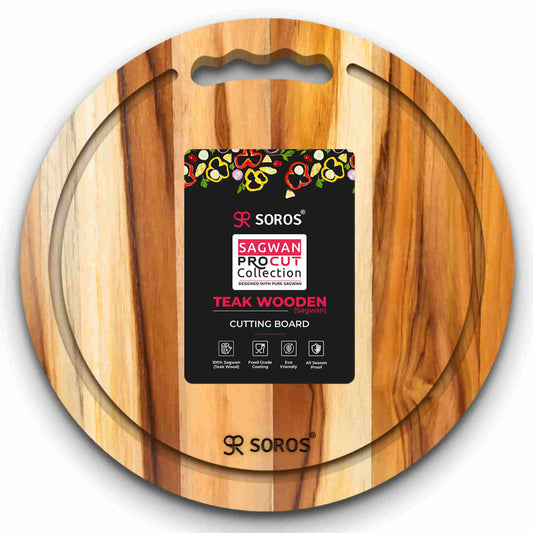 TEAK WOOD CUTTING CHOPPING BOARD