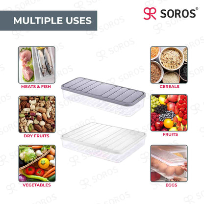 3 Pcs. Combo Fridge Storage Container