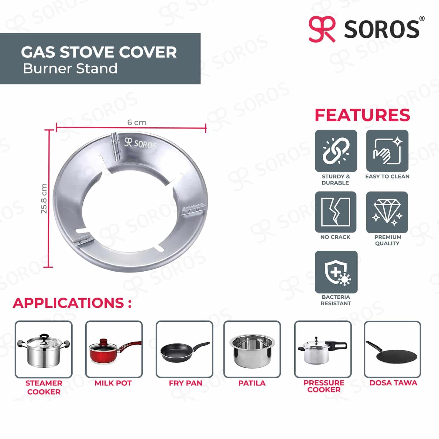 Gas Saver Stand Zinc - 270g.